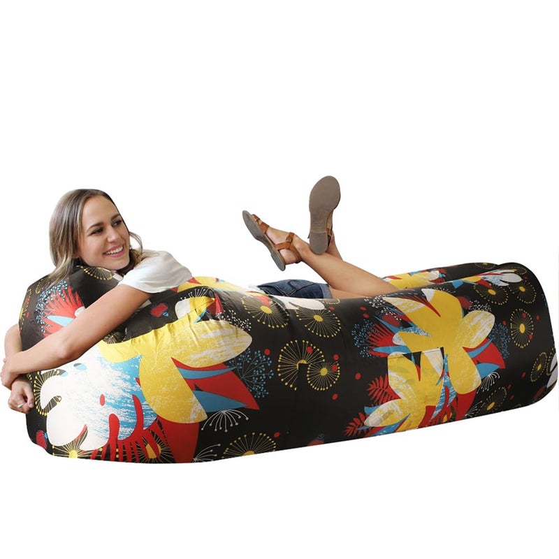 WEKAPO Inflatable Couch Air Lounger Chair - Camping & Beach Accessories, Portable Blow up Sofa for Hiking, Lawn, Indoor/Outdoor Movies & Music Festivals. Lightweight and Easy to Set Up Air Hammock - Image 1